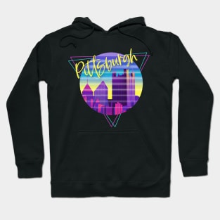 Retrowave Pittsburgh Hoodie